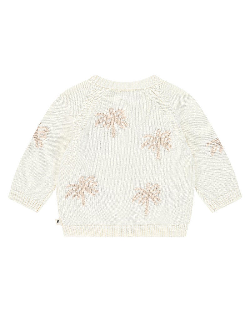 baby cardigan knitted palms Ecru baby cardigan knitted palms Ecru