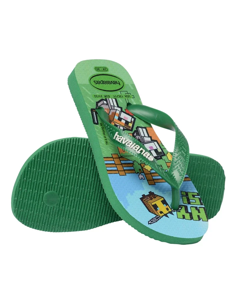 Havaianas Kids Minecraft Groen Havaianas Kids Minecraft Groen