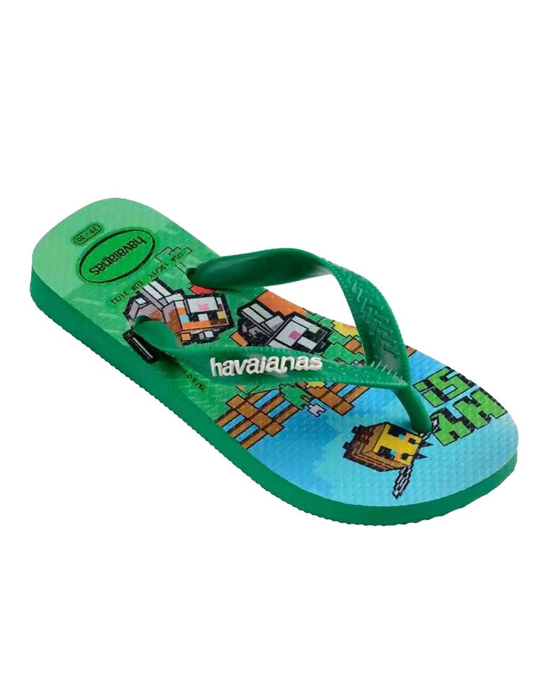 Havaianas Kids Minecraft Groen Havaianas Kids Minecraft Groen