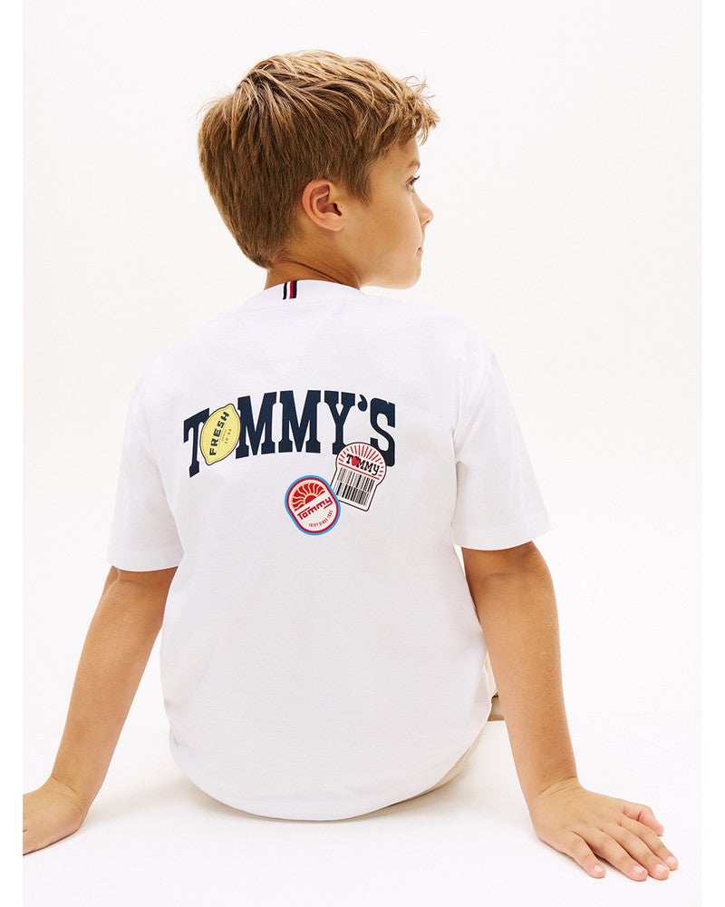 STICKER PRINT GRAPHI, T-SHIRT Wit 1 STICKER PRINT GRAPHI, T-SHIRT Wit 1