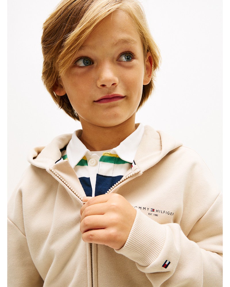 MINI CORP ZIP THROUG SWEATSHIRT Beige MINI CORP ZIP THROUG SWEATSHIRT Beige