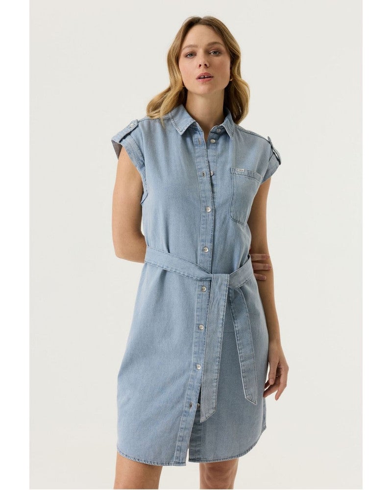Ladies Dress Licht Blauw Ladies Dress Licht Blauw
