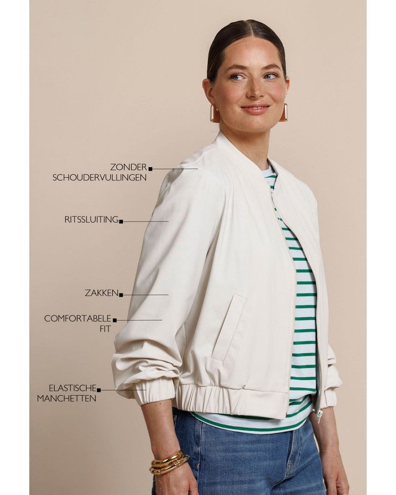 Benja bomber jacket Off White Benja bomber jacket Off White