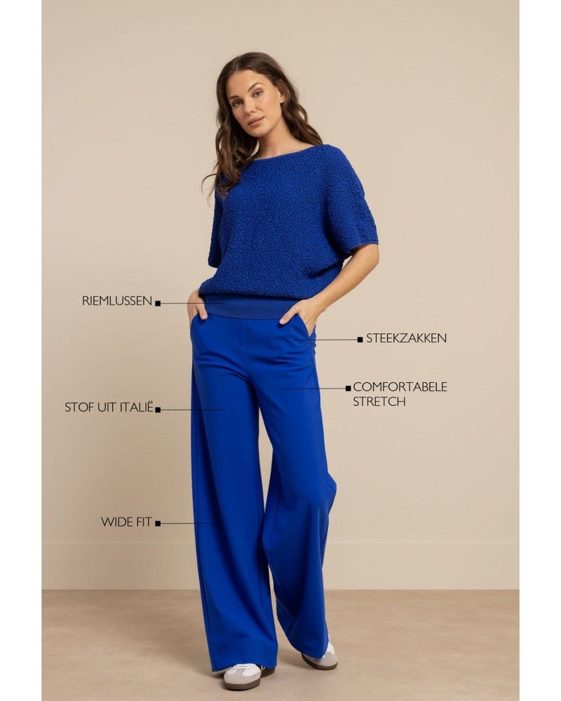 Lexie bonded trousers electric Blauw Lexie bonded trousers electric Blauw