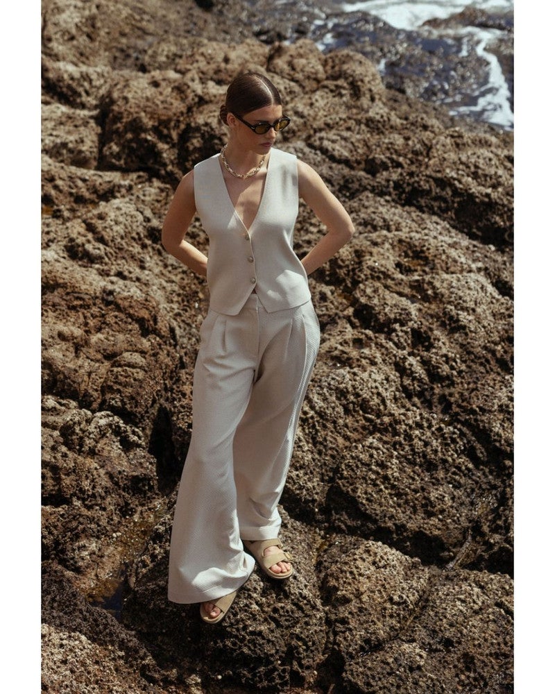 Sky sparkle waffle trousers Off White Sky sparkle waffle trousers Off White