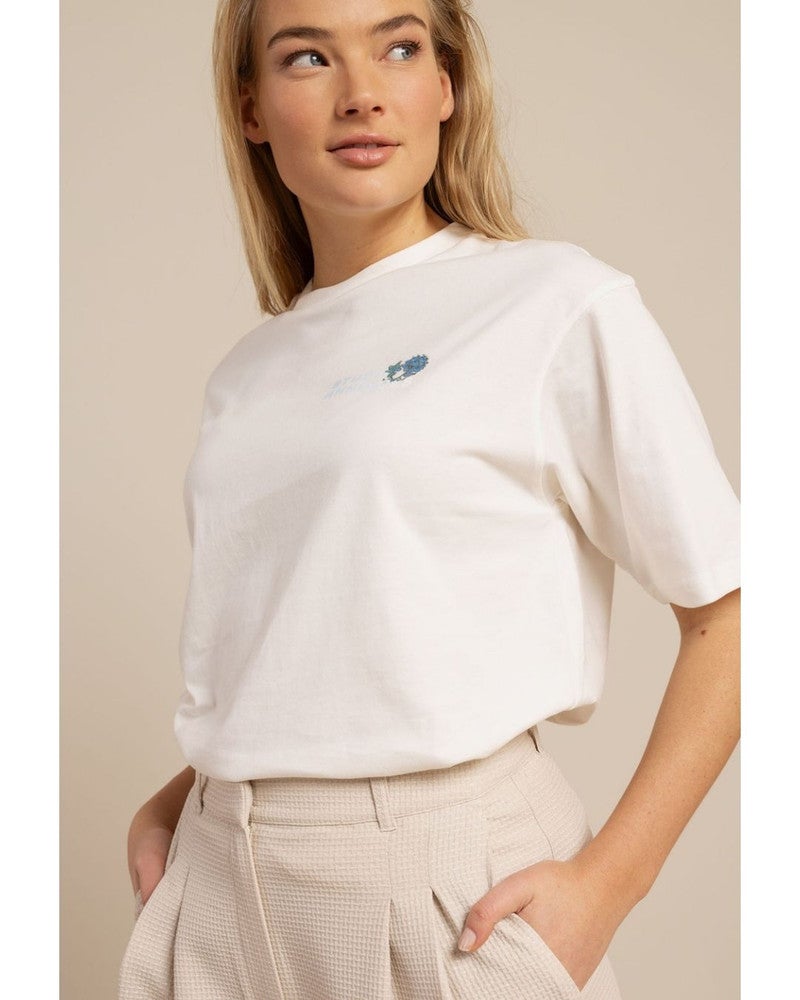 Flirty flower fiep t-shirt Off White Flirty flower fiep t-shirt Off White