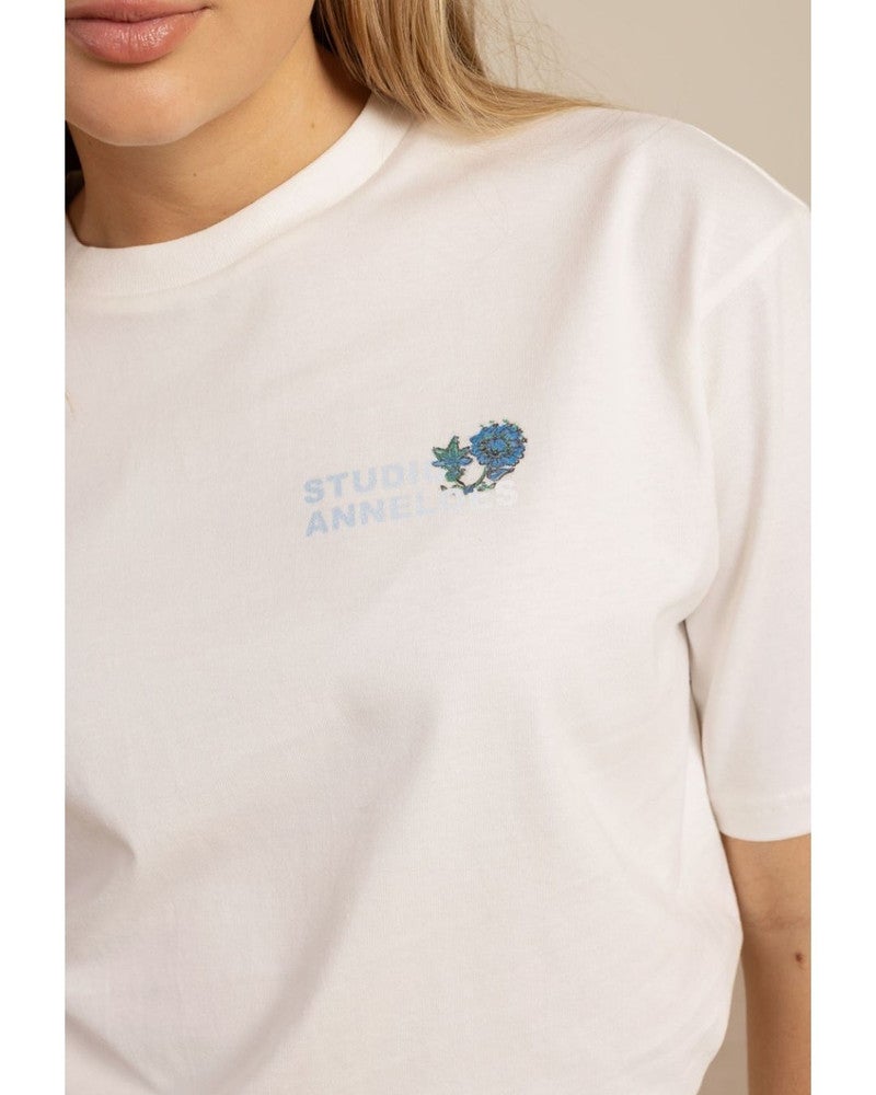 Flirty flower fiep t-shirt Off White Flirty flower fiep t-shirt Off White