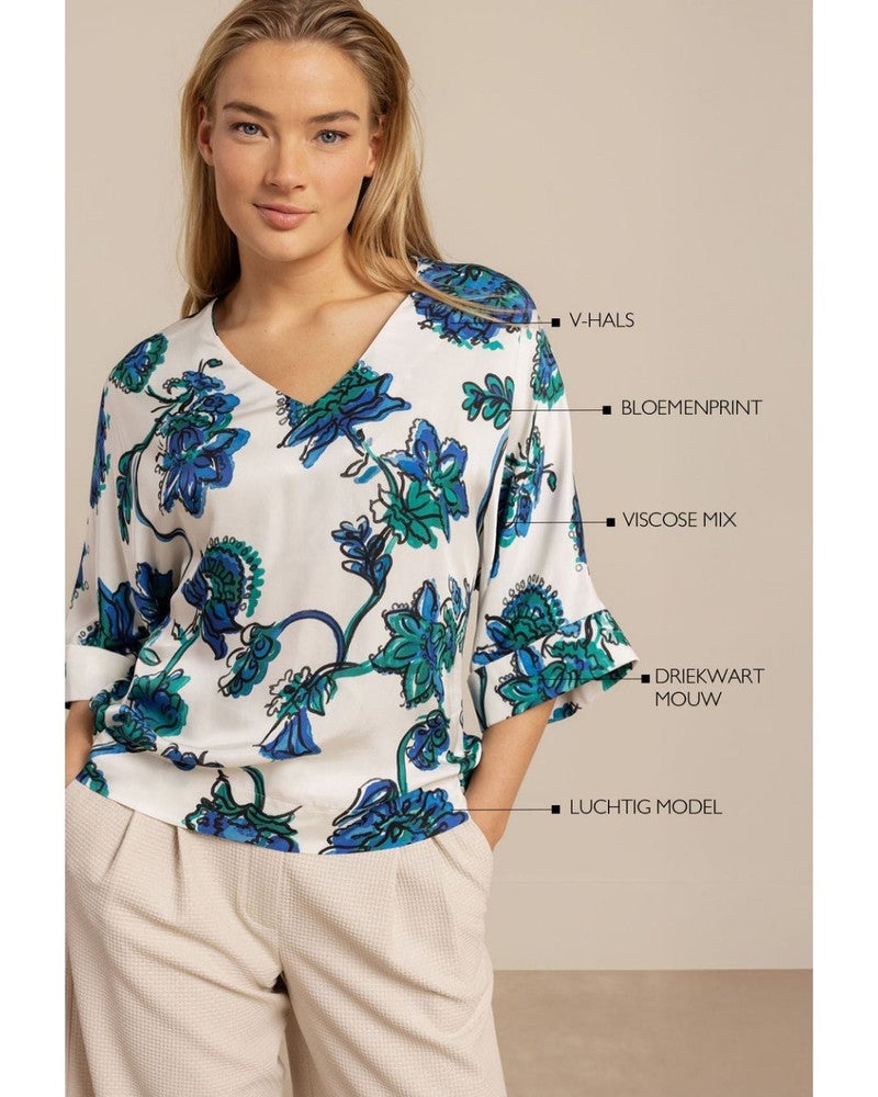 Madison flower top Multi Madison flower top Multi