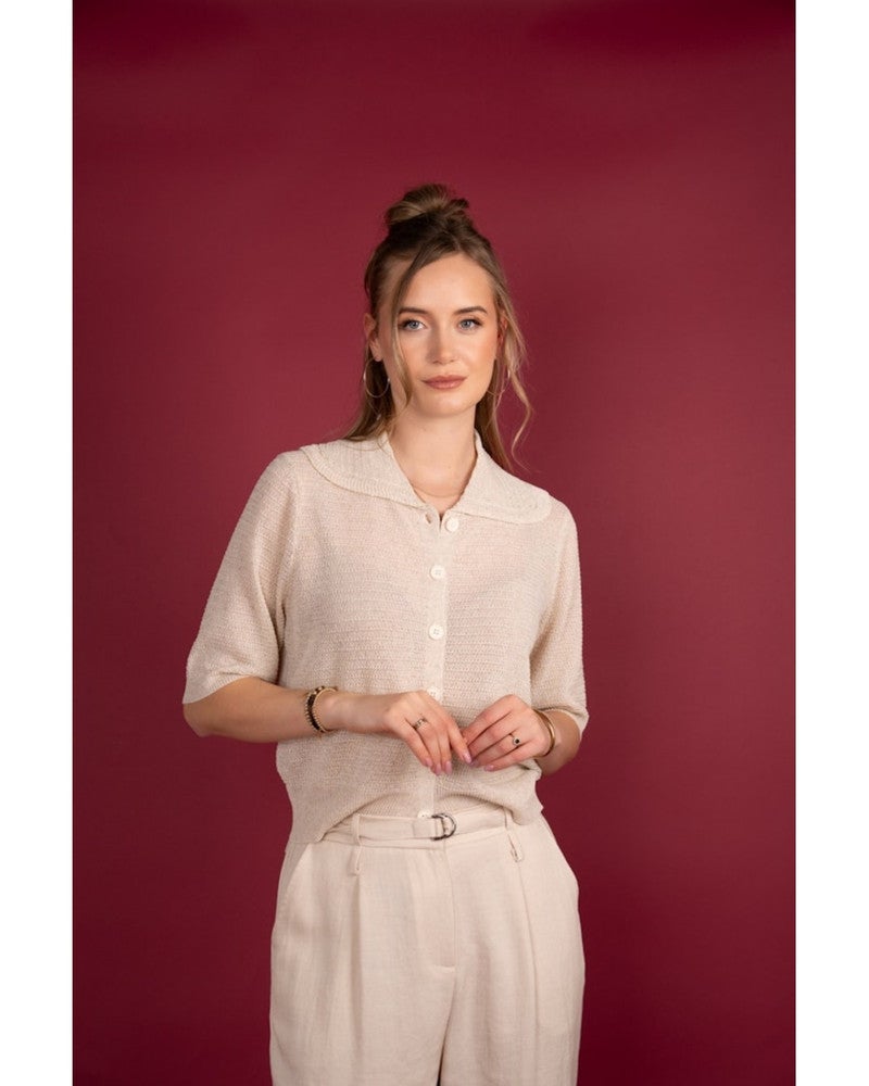 Nintje Knitted Linen Beige Nintje Knitted Linen Beige