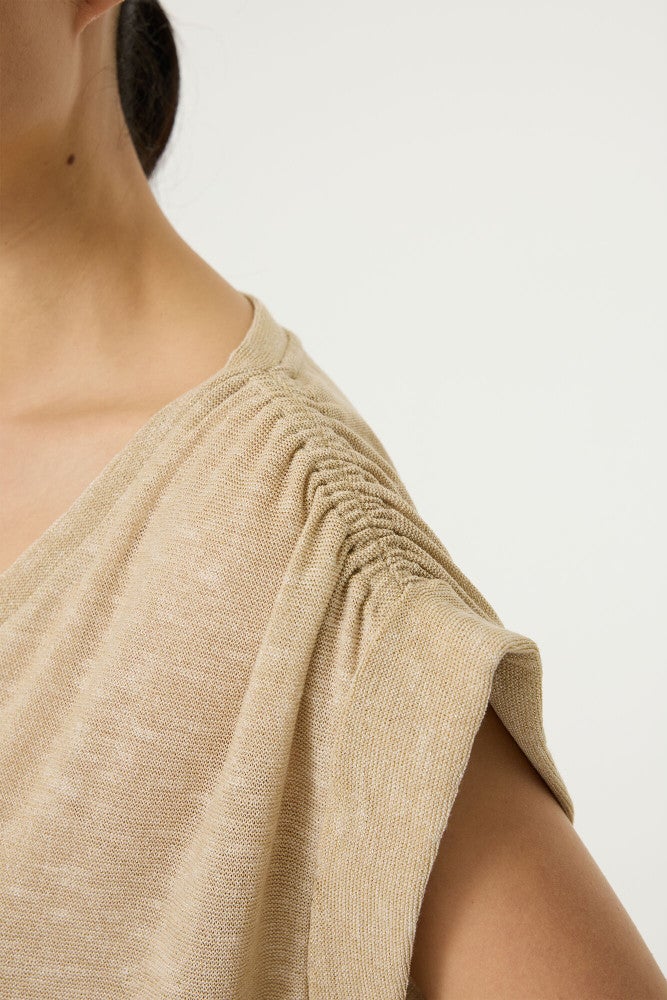 Ladies T-shirt Beige Ladies T-shirt Beige