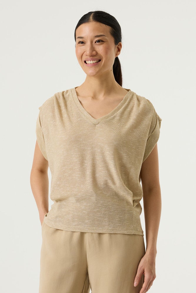 Ladies T-shirt Beige Ladies T-shirt Beige