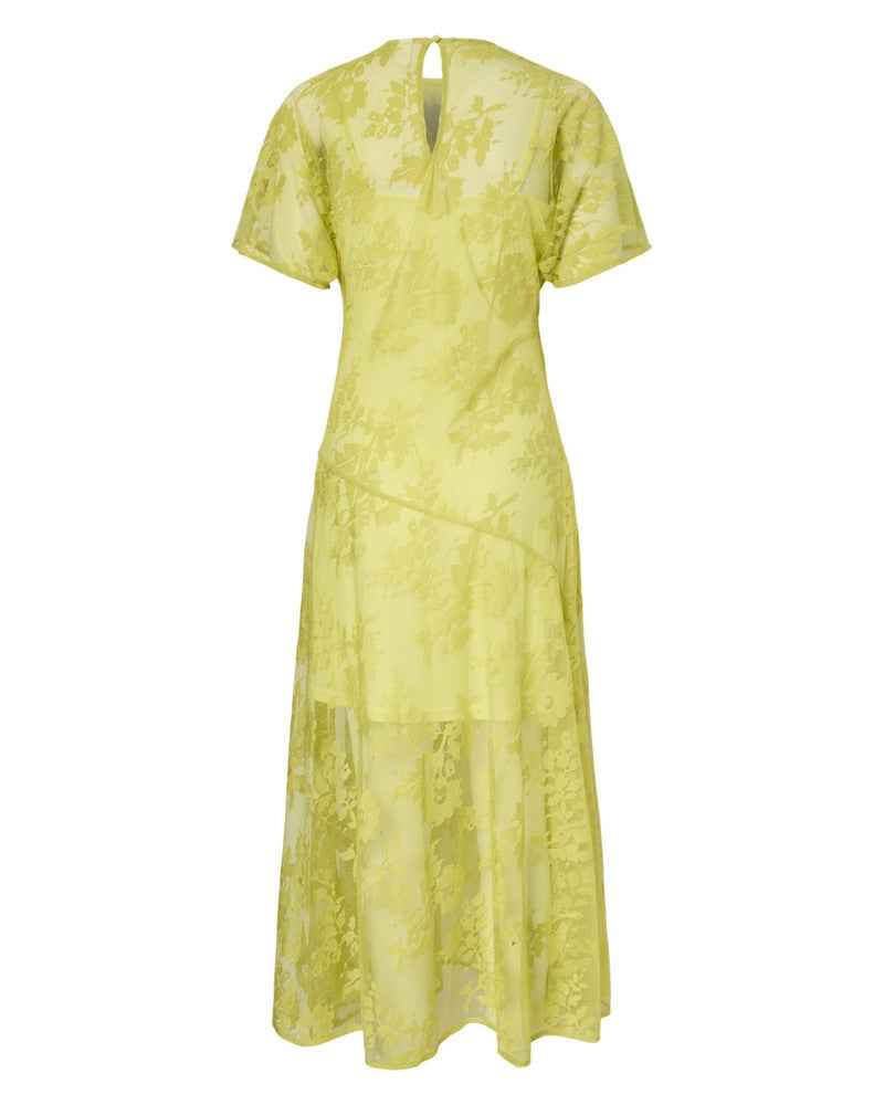 YASLACILLA SS LACE DRESS - SHOW Groen YASLACILLA SS LACE DRESS - SHOW Groen