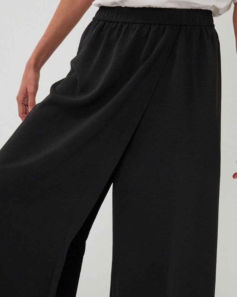 Trousers overlap crinkle Zwart 1 Trousers overlap crinkle Zwart 1