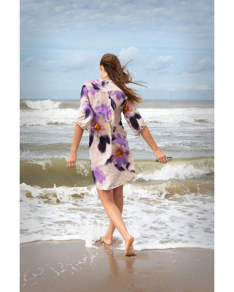 TOSSA - Dress Paars TOSSA - Dress Paars