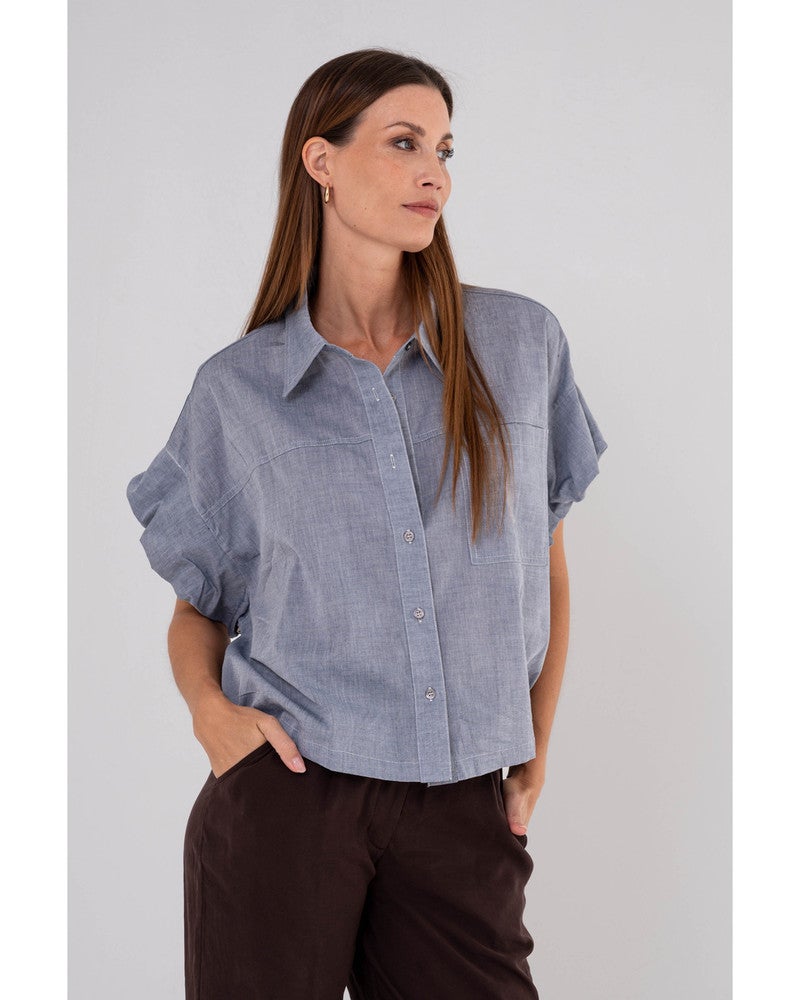 SINDY- Blouse Licht Blauw SINDY- Blouse Licht Blauw