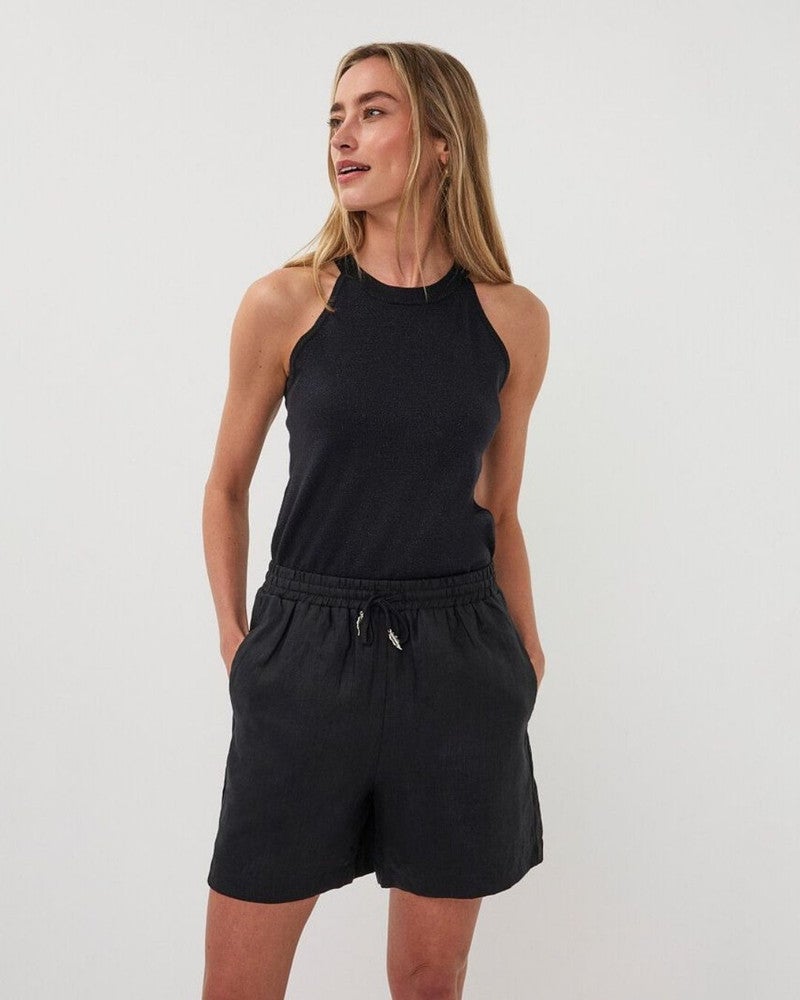 Top halter lurex Zwart 1 Top halter lurex Zwart 1