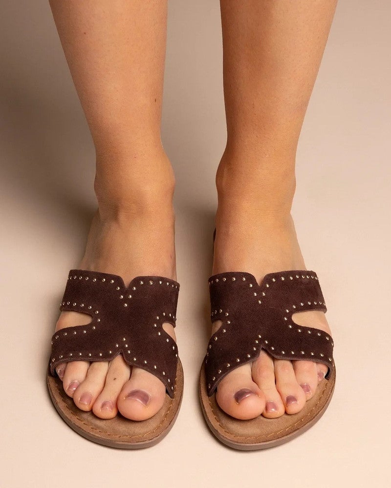 Lina mules small studs Bruin 1 Lina mules small studs Bruin 1