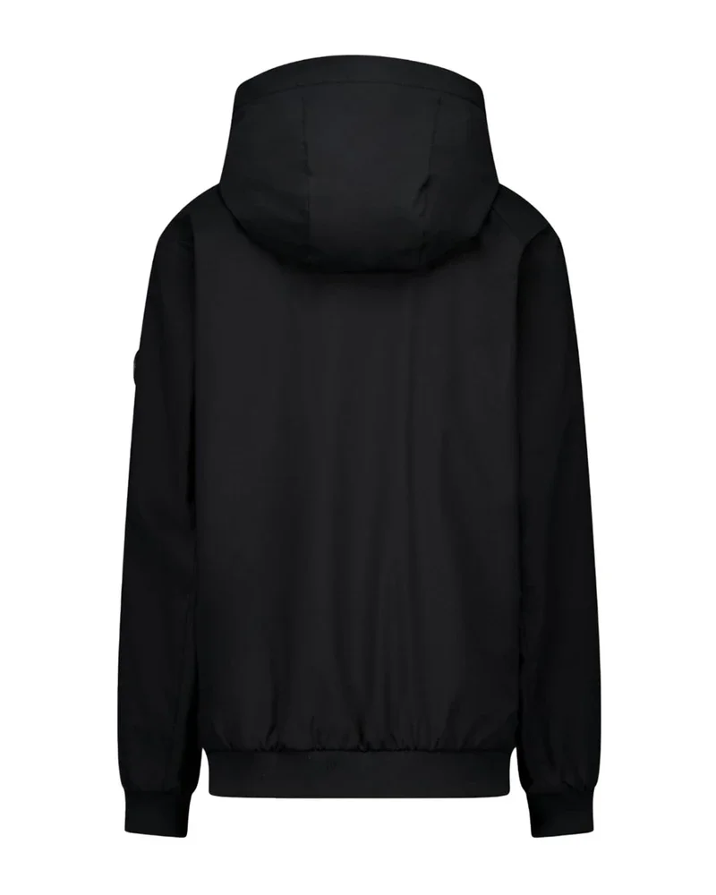 HOODED FOUR-WAY STRETCH JACKET Donker Blauw HOODED FOUR-WAY STRETCH JACKET Donker Blauw