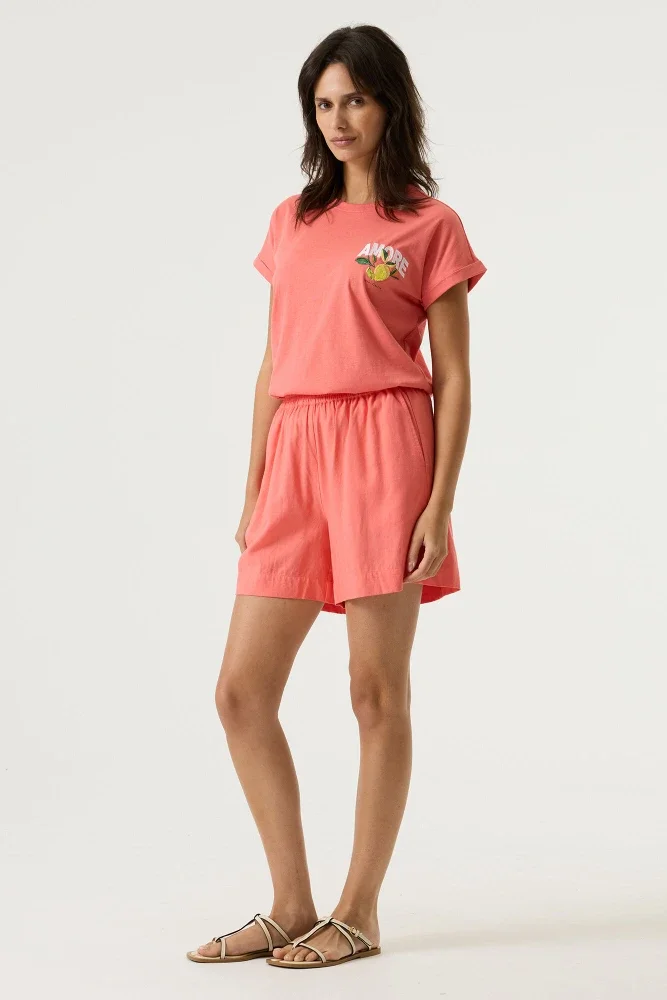Q260015 Ladies T-shirt Oranje Q260015 Ladies T-shirt Oranje