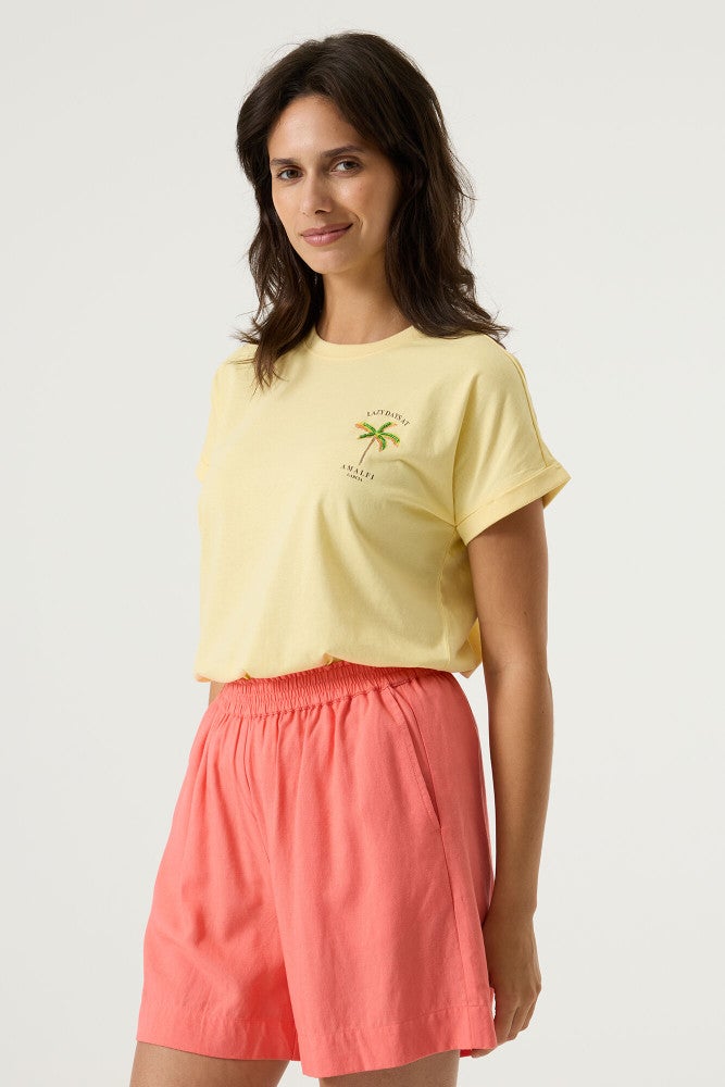 Q260015 Ladies T-shirt Geel Q260015 Ladies T-shirt Geel