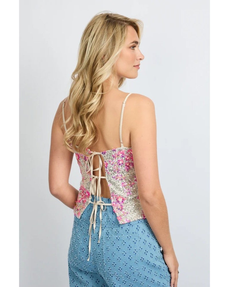 Kalinda top Zilver Kalinda top Zilver