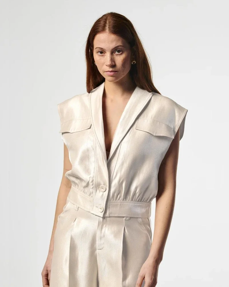 LIES GILET VIS 545 Beige LIES GILET VIS 545 Beige