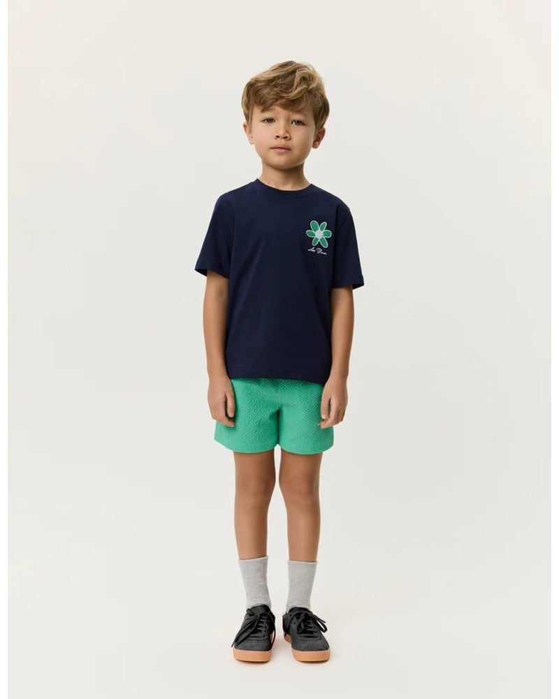 Flower T-Shirt KIDS Donker Blauw Flower T-Shirt KIDS Donker Blauw