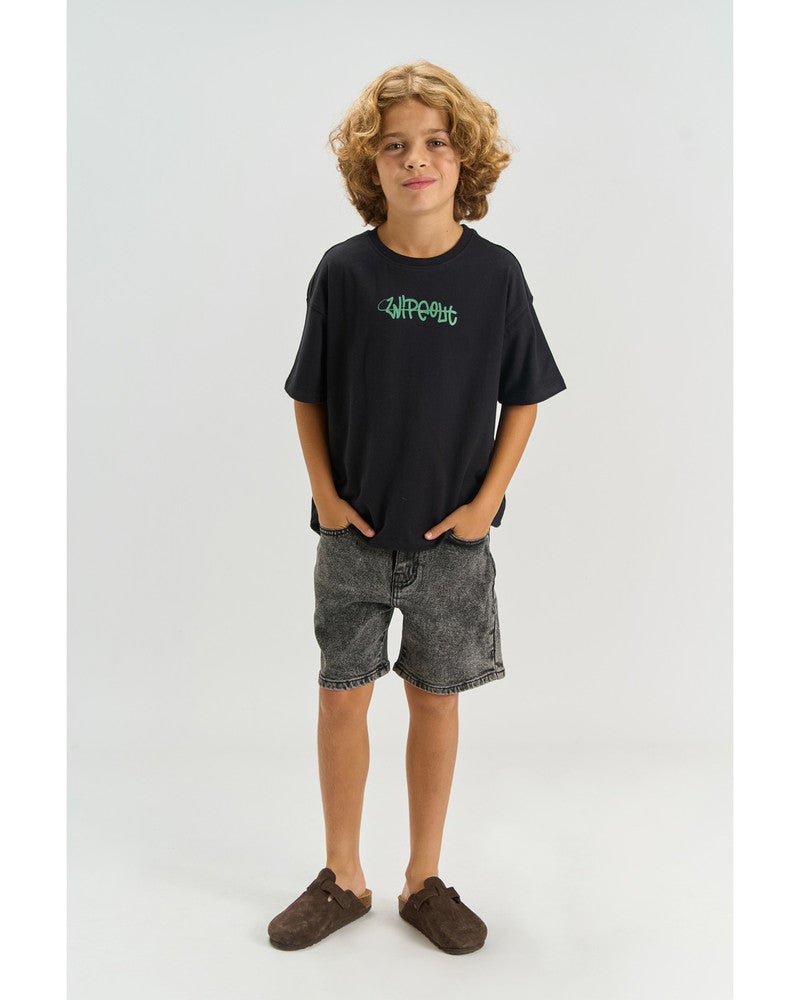 Josh Denim Shorts Zwart 1 Josh Denim Shorts Zwart 1