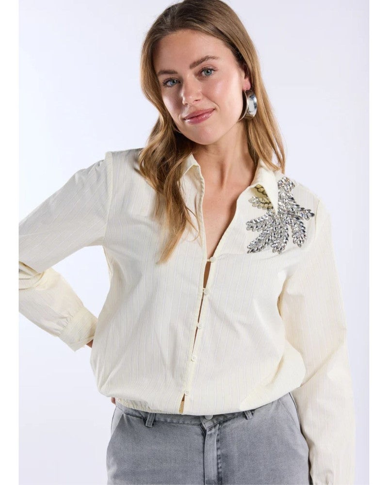 Blouse Bria Stripe Geel Blouse Bria Stripe Geel