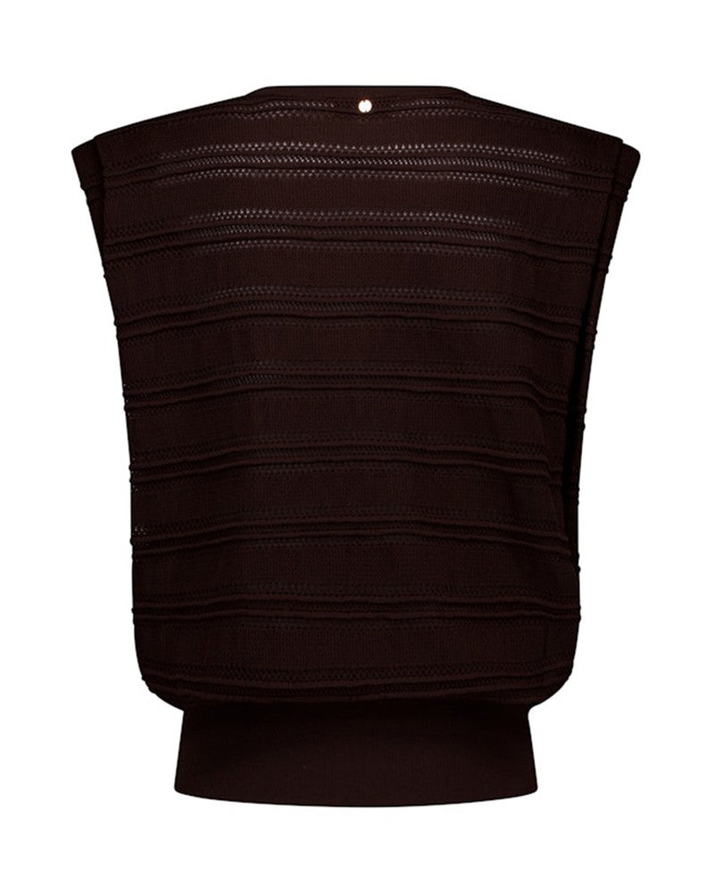 Leona knitted top Bruin 1 Leona knitted top Bruin 1