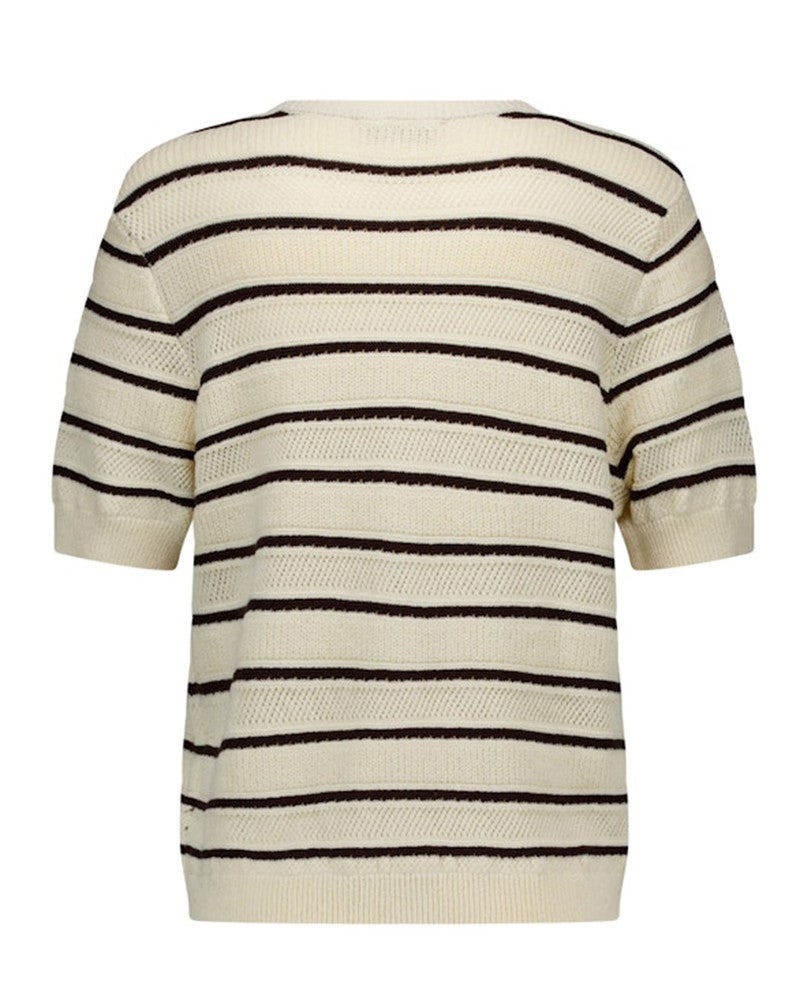 Yara stripe cardigan Ecru Yara stripe cardigan Ecru