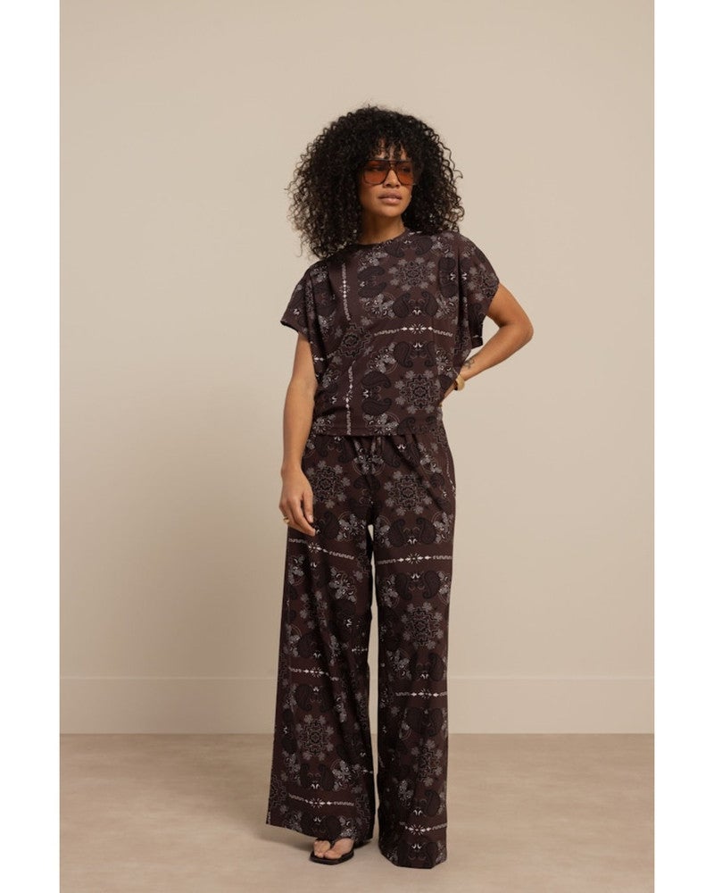Grace paisley trousers Bruin 1 Grace paisley trousers Bruin 1
