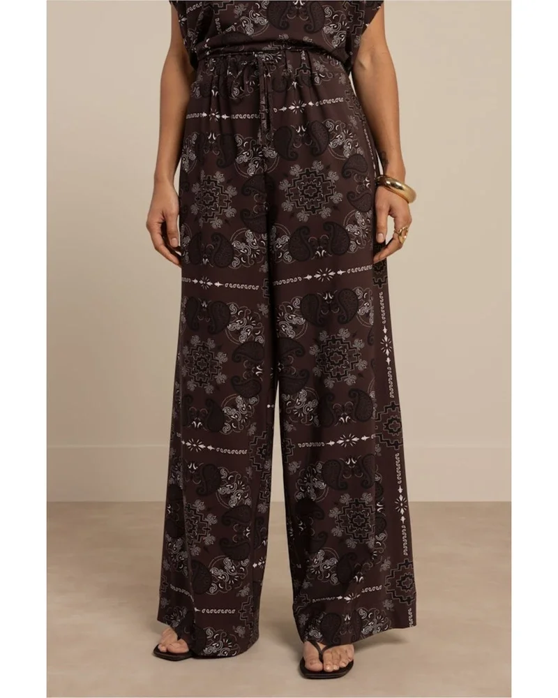 Grace paisley trousers Bruin 1 Grace paisley trousers Bruin 1