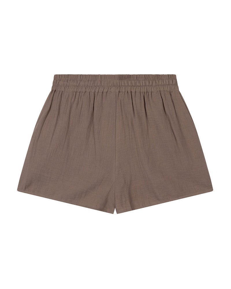 ladies woven crinkle shorts Bruin 1 ladies woven crinkle shorts Bruin 1