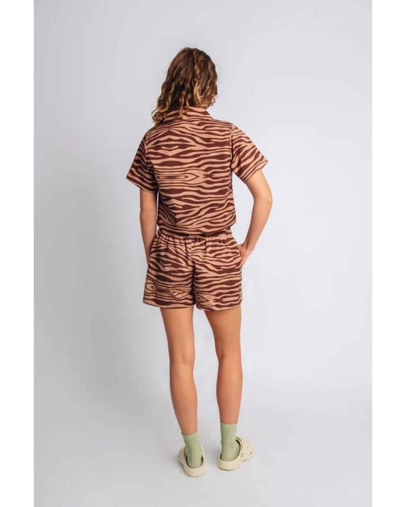 Cropped Blouse Emily Bruin 1 Cropped Blouse Emily Bruin 1