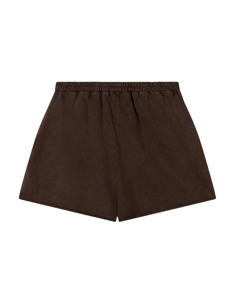 ladies knitted sporty summer shorts Bruin 1 ladies knitted sporty summer shorts Bruin 1