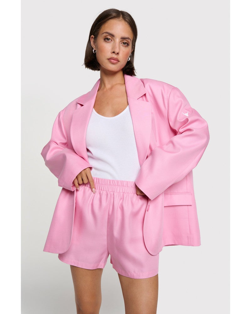 ladies woven rich shorts Roze ladies woven rich shorts Roze