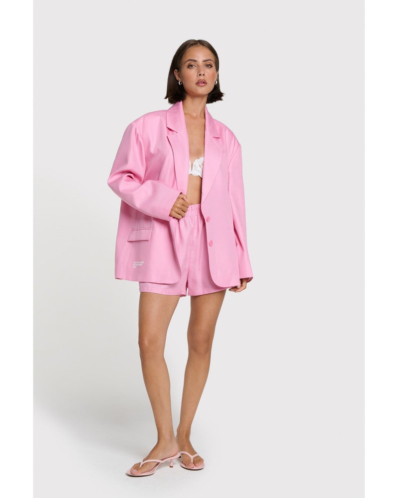 ladies woven rich shorts Roze ladies woven rich shorts Roze