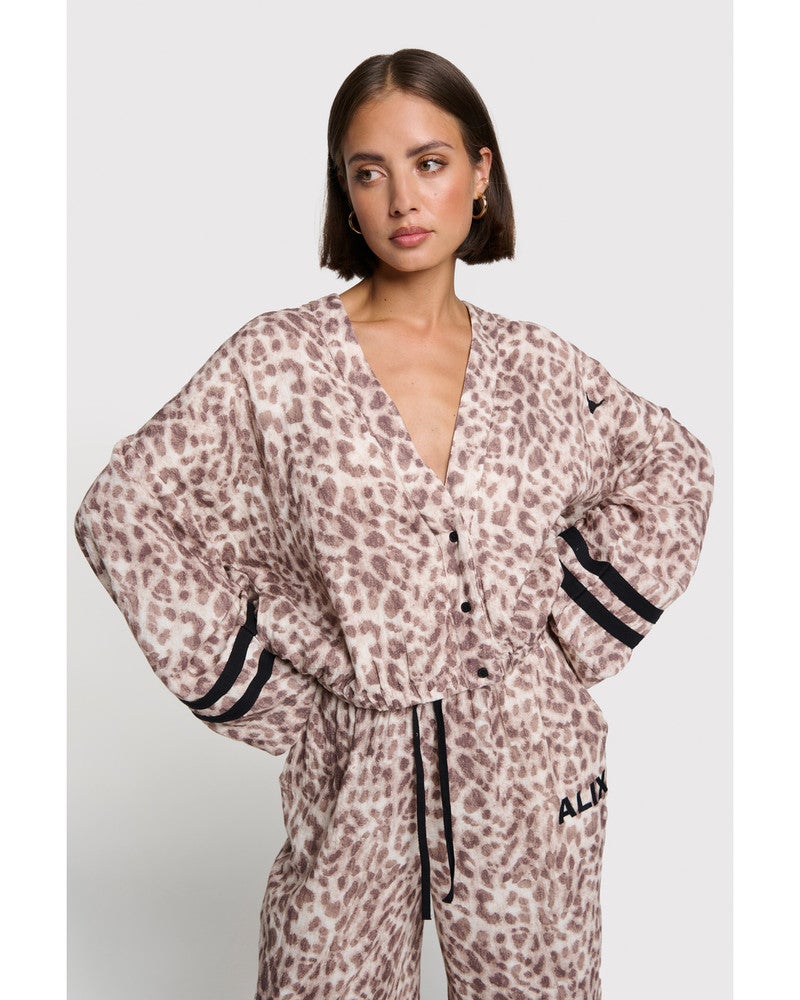 ladies woven sporty animal jacket Bruin 1 ladies woven sporty animal jacket Bruin 1