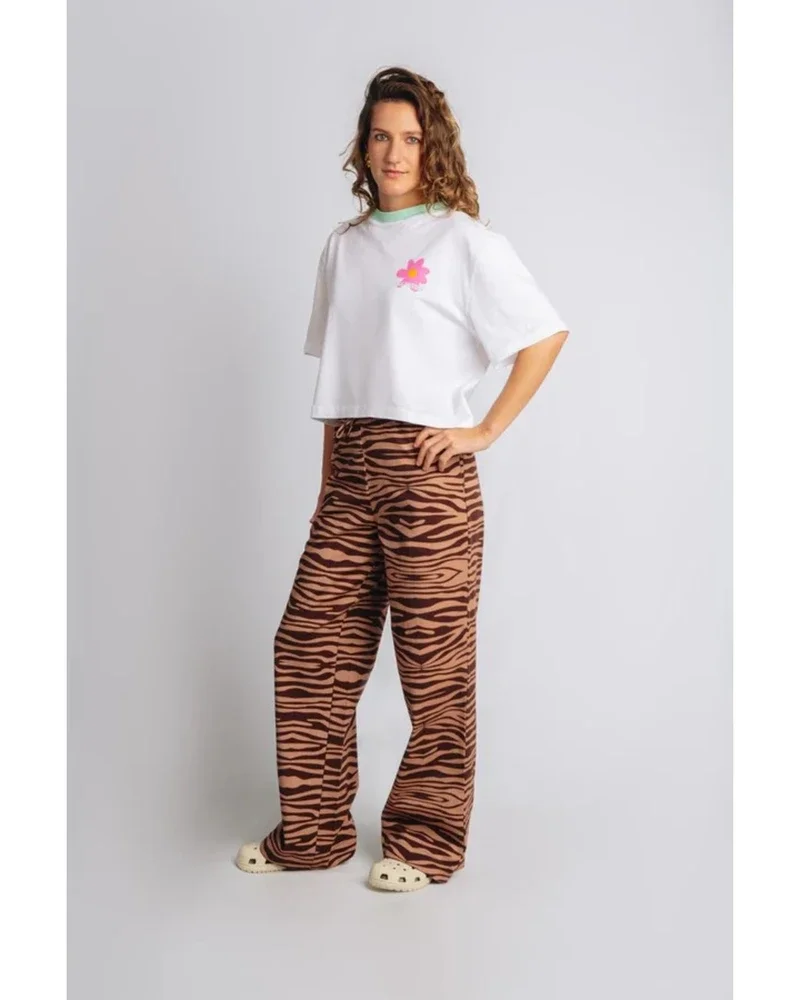 Cropped t-shirt Sophie Wit 1 Cropped t-shirt Sophie Wit 1