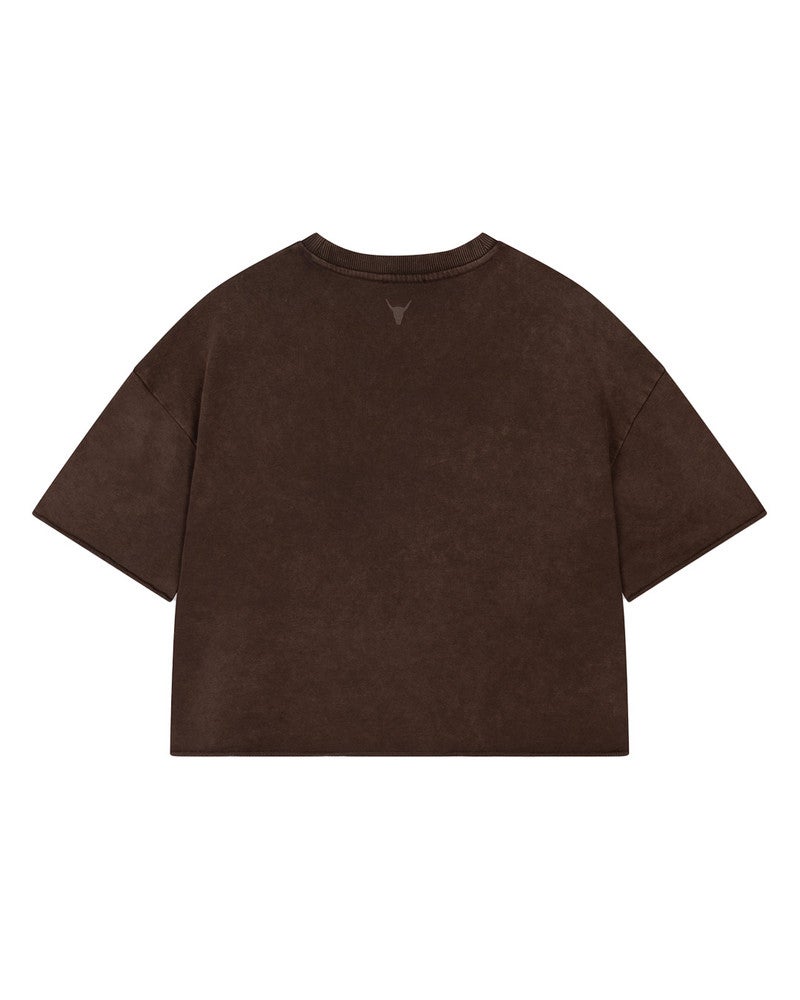 ladies knitted the label summer T-shirt Bruin 1 ladies knitted the label summer T-shirt Bruin 1