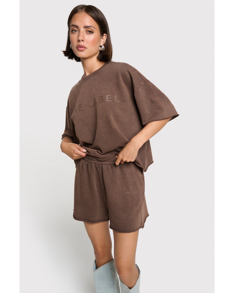 ladies knitted the label summer T-shirt Bruin 1 ladies knitted the label summer T-shirt Bruin 1