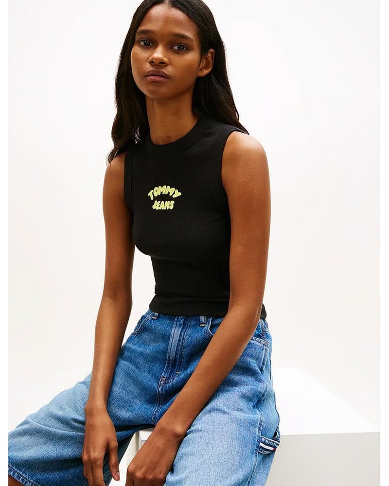 TJW SLIM SH TJ BUBBL T-Shirts Zwart 1 TJW SLIM SH TJ BUBBL T-Shirts Zwart 1