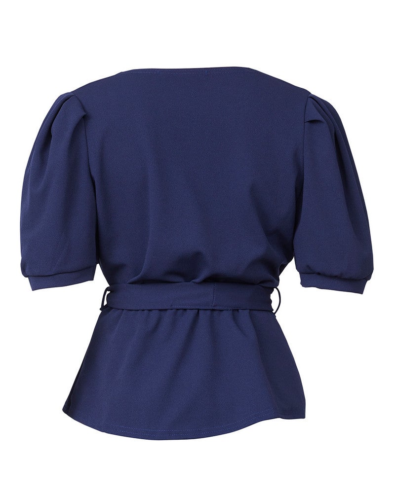 NASA-T Wrap Tops Donker Blauw NASA-T Wrap Tops Donker Blauw