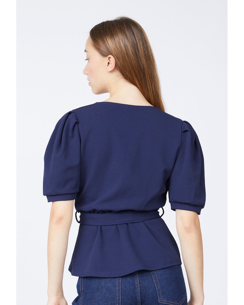 NASA-T Wrap Tops Donker Blauw NASA-T Wrap Tops Donker Blauw