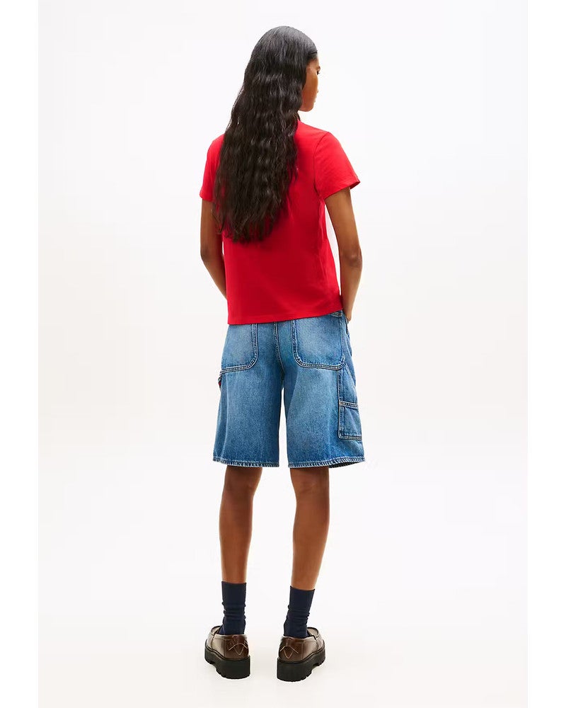 TJW REG ESSENTIAL LO T-SHIRTS Rood TJW REG ESSENTIAL LO T-SHIRTS Rood