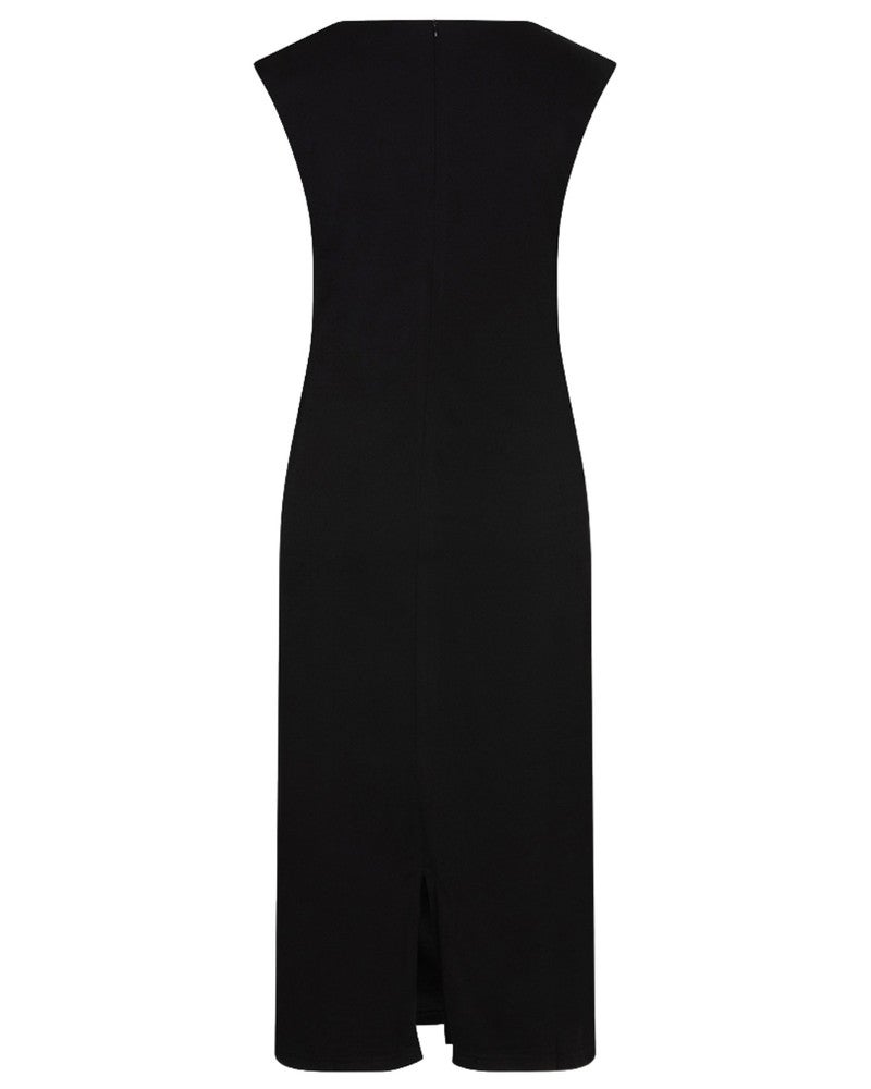 Dress gathering Zwart 1 Dress gathering Zwart 1