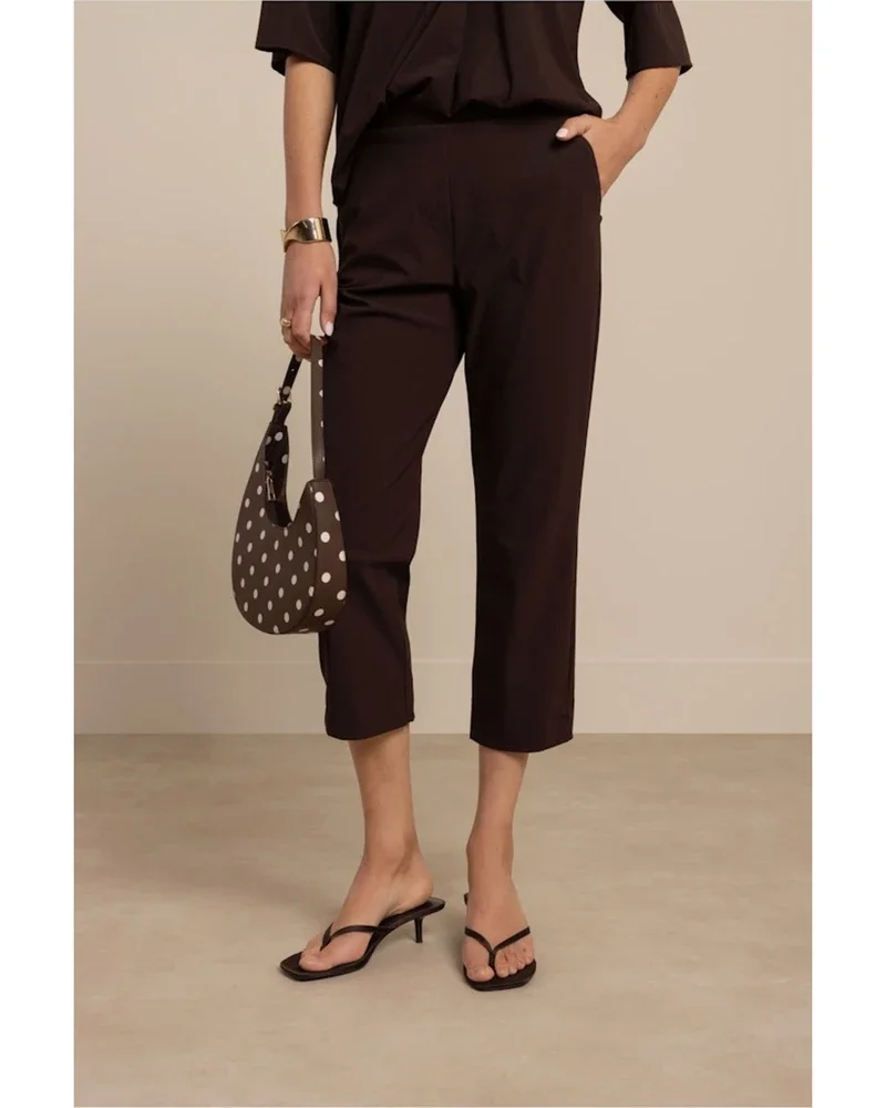 Anne capri trousers Bruin 1 Anne capri trousers Bruin 1