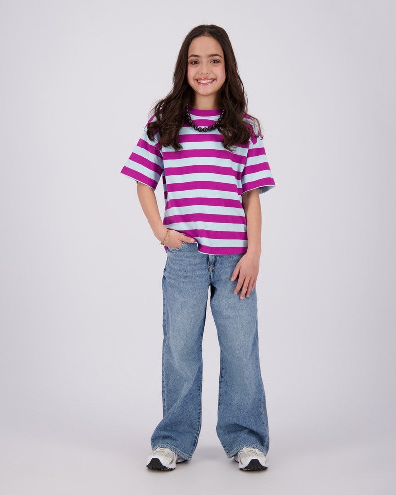 Cianna Jeans Extra Wide Leg Donker Blauw Cianna Jeans Extra Wide Leg Donker Blauw