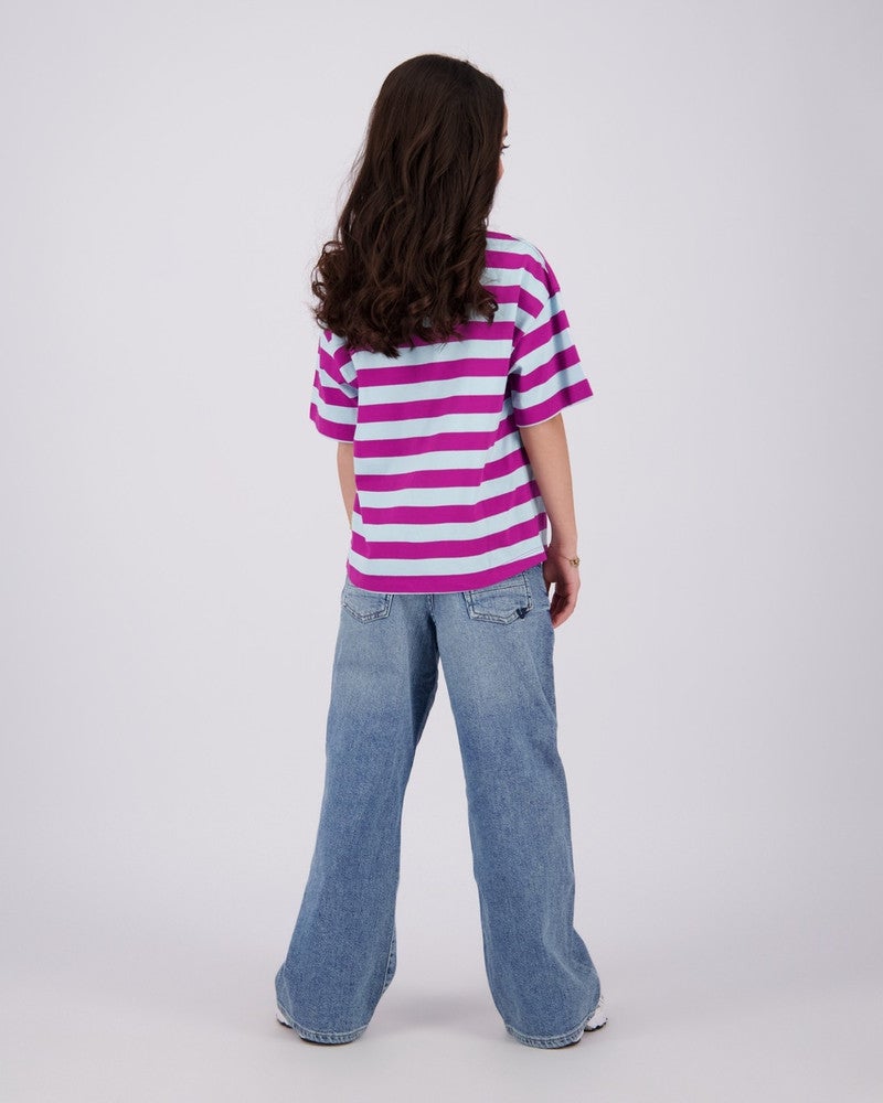 Cianna Jeans Extra Wide Leg Donker Blauw Cianna Jeans Extra Wide Leg Donker Blauw